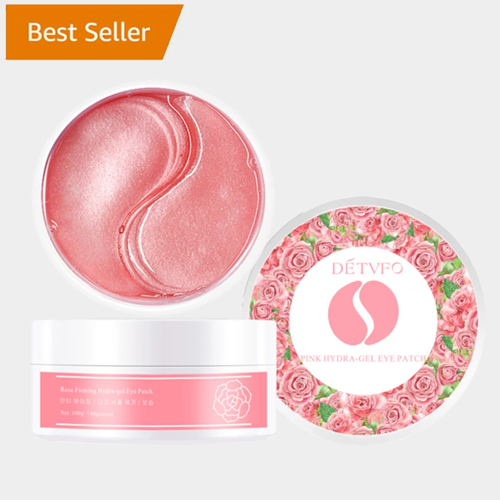 

wholesale OEM private label collagen mask eye patch pad wrinkle removal hydrogel under rose eye gel patches