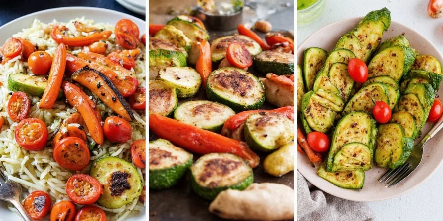 Group of friends enjoying grilled vegetables at a backyard party