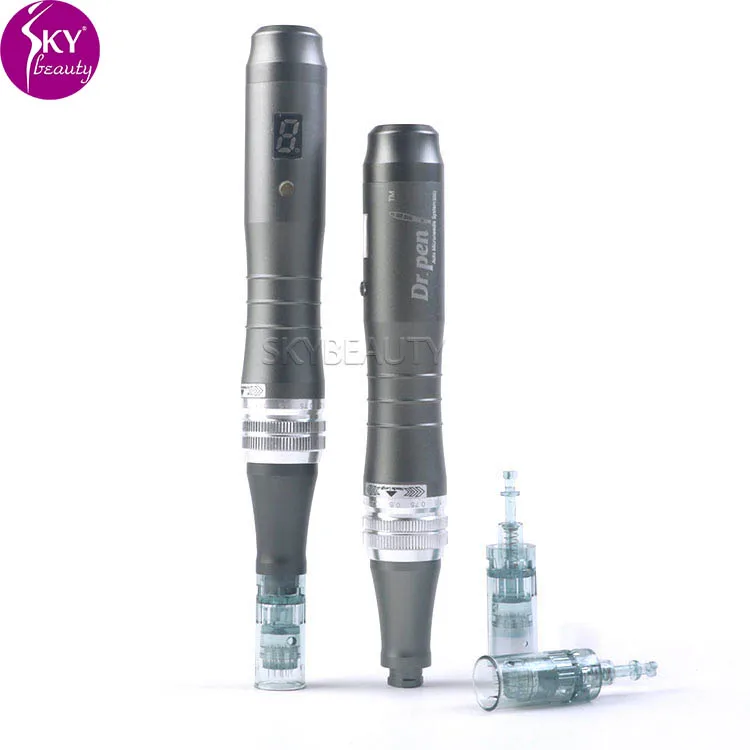 

OEM Best Home Use New Electric Stamp Auto AMTS Micro Needle Therapy System Meso Dermapen Microneedle M8 Dr pen Derma Pen