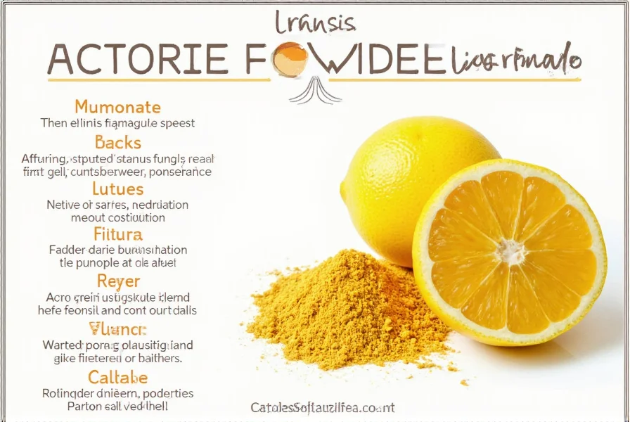 Citrus Powder Label
