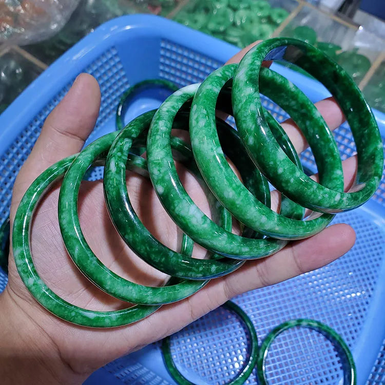 

natural jade stone bracelet women's real jade bangle bracelet