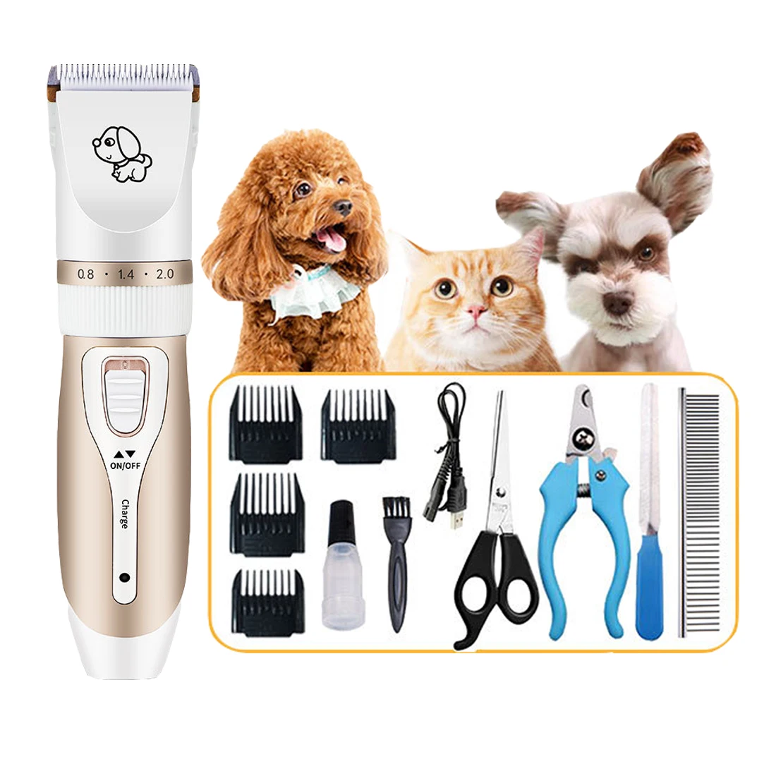 

Pet Grooming Shaver Hair Cutter Remover Machine Cat Dog Hair Trimmer