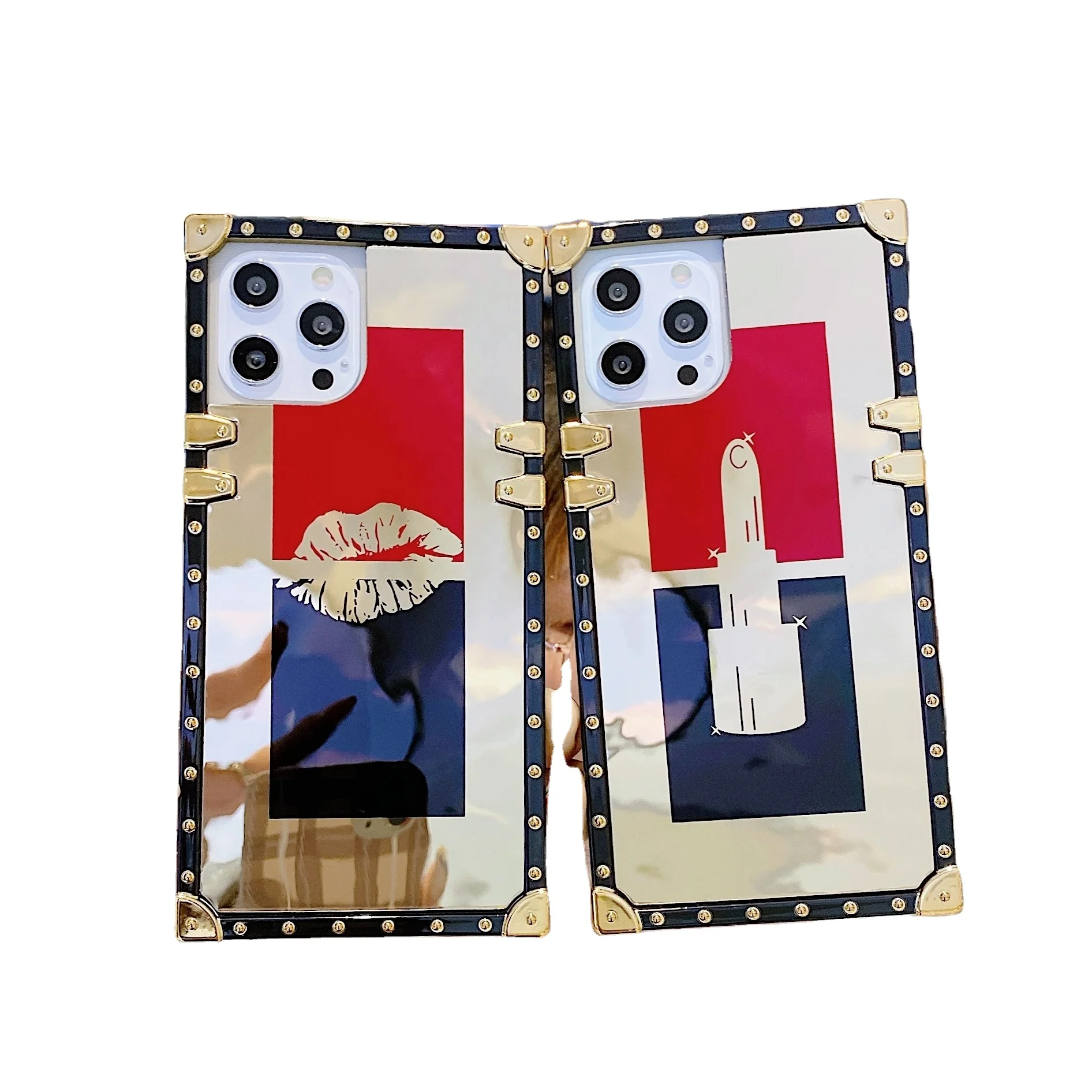 

bling laser Fashion Mobile Phone housing for Apple iPhone 11 Pro case X 12 pro Max Xr 7/8 Trendy Series 2021 with diamond holder