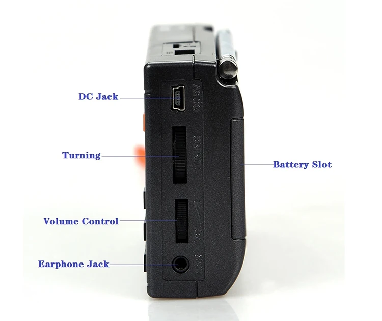 sw fm mw 10 band MP3 player radio with digital alarm clock