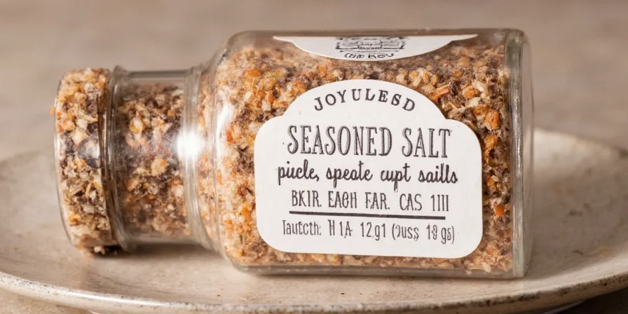 DIY Seasoned Salt in Glass Jar