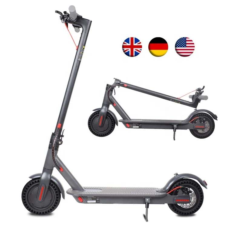

2021 UK European Warehouse E Scooter 8.5inch M365 Pro Foldable Electric Scooters Adult With App, Black white