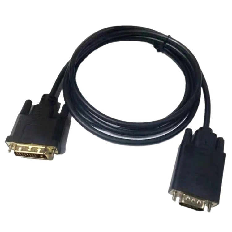 DVI Male to VGA Female 15 pin Cable Video PC Monitor Cord Adapter 23cm 24+5 