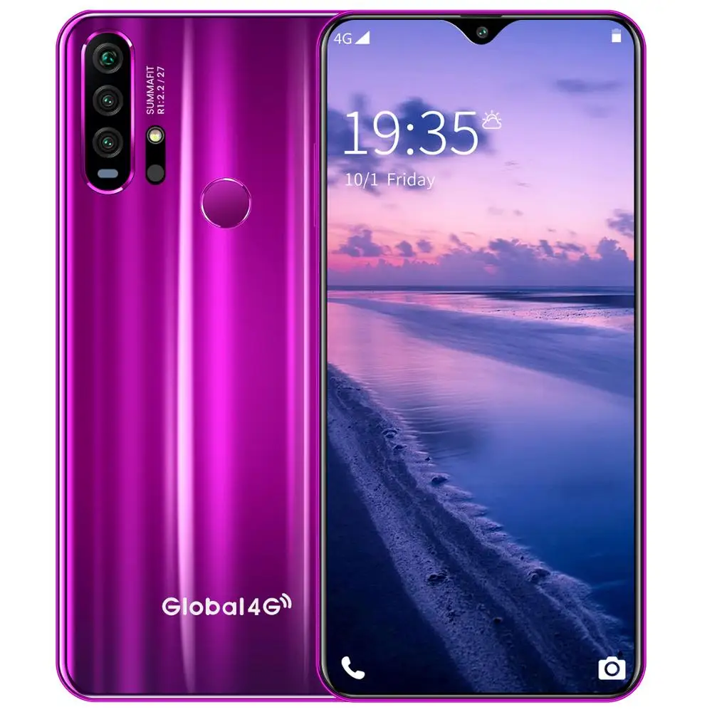 Eurasian version Unlocked 4G LTE R30(S20X) Smartphone 6.3 inch 8GB+128G 10 Core Mobile Phones Android OS9.1 Cell Phone