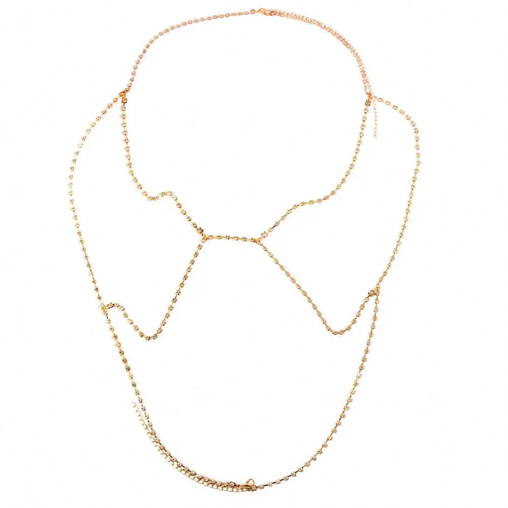 

High Quality Girl Power Necklace Steel Body Chain Stainless, Gold,sliver