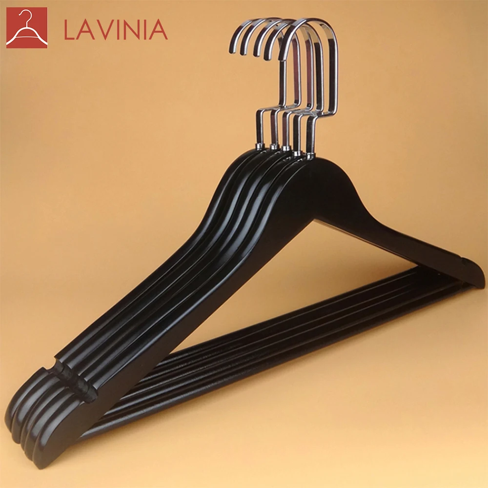 

LAVINIA Black Vintage Color Hangers Style Wooden Retro Imitated clothing store racks display hanger, Any color