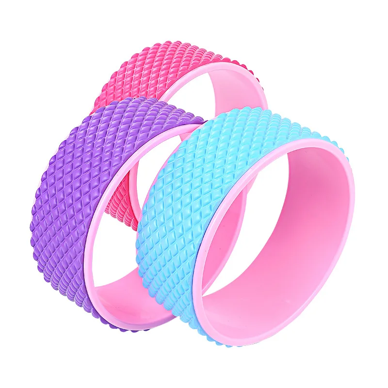 

High Quality Eco Friendly EVA Yoga Wheel Back Roller Exercise Training Equipment, Customized color