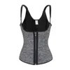 2018 Adjustable Shoulder Strap Waist Trainer Cincher Vest Corset Women Zipper Hook Body Shaper Tummy Control Slim Shapewear
