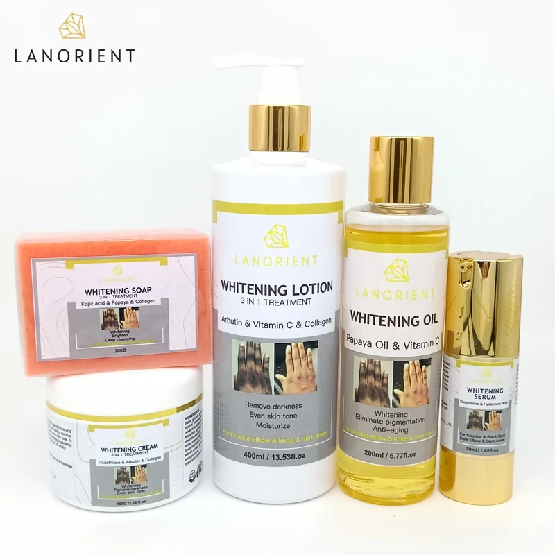 

LANORIENT skin care knuckle strong whitening sets by Removing Dark Spot for Knuckle &Toes Elbow & Knee Black Skin Knuckles Set