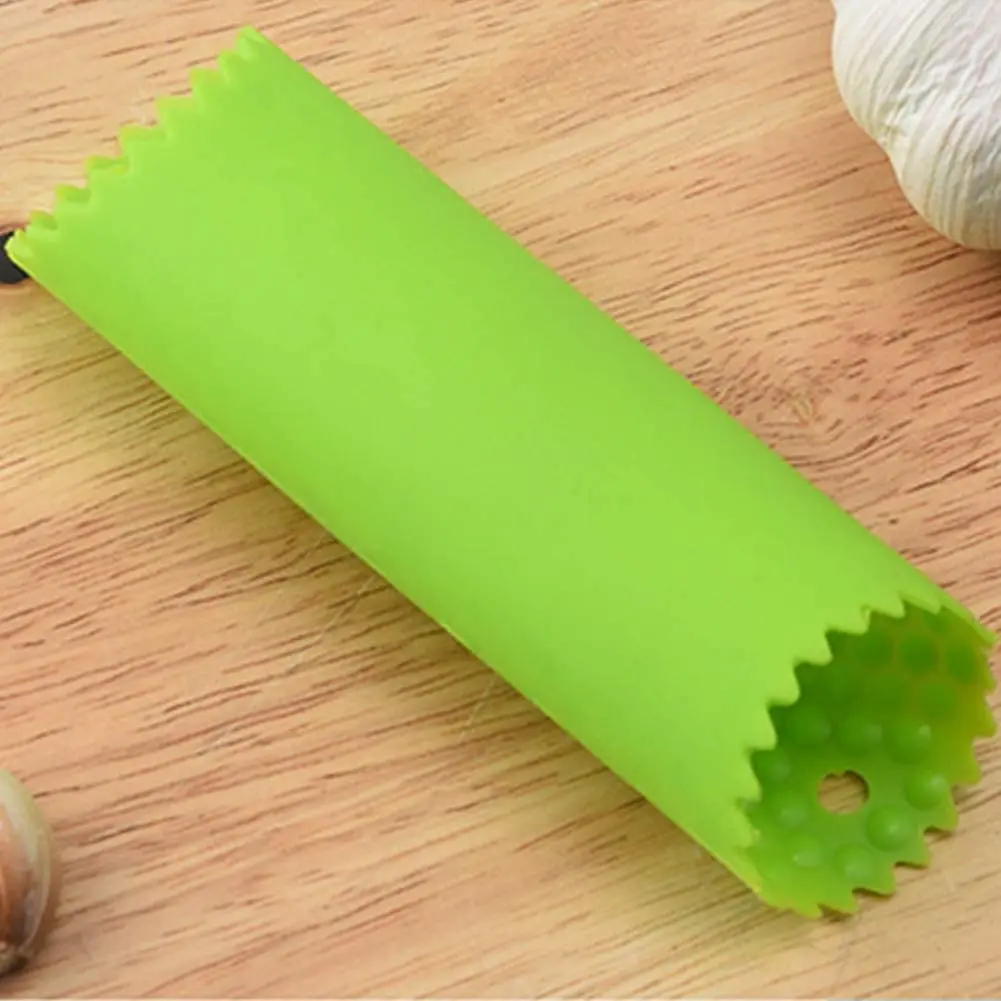 

Colorful Odor Free Silicone Garlic Roller Peeling Tube Tool Garlic Peeler for Useful Kitchen Tools, Optional