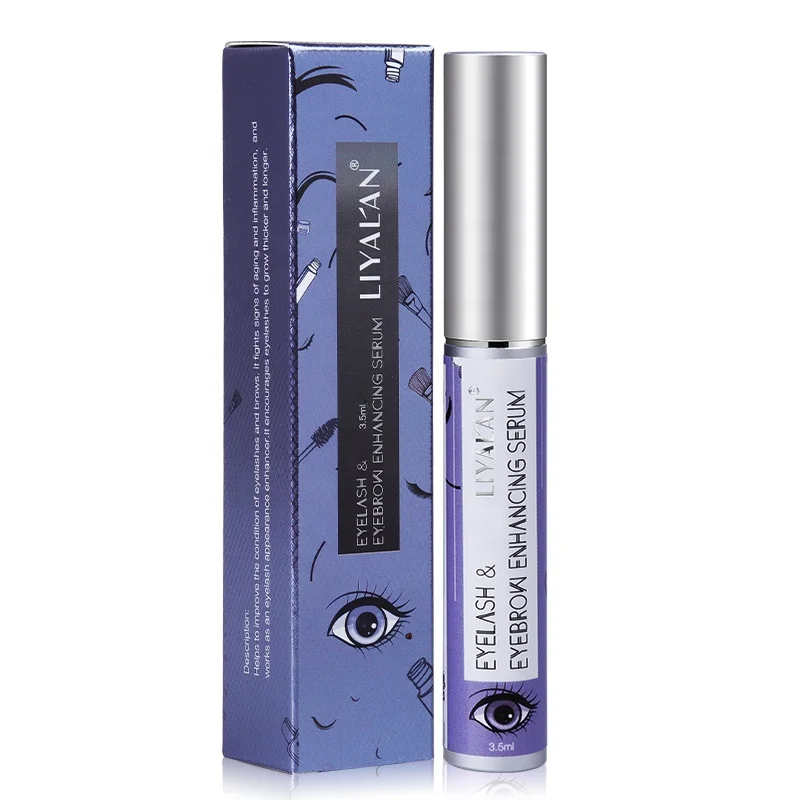 

Wholesale Custom Private Label Vegan Eye Lash Enhancer 100% Organic Eyelash Growth Serum