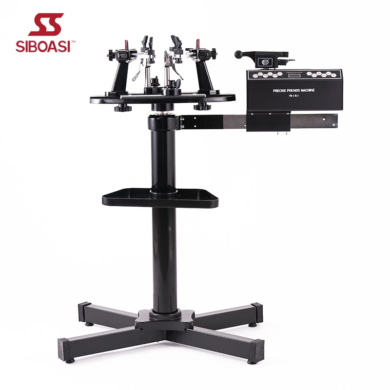 

Dongguan SIBOASI double use racket stringing machine with computer head DS8, Red & black