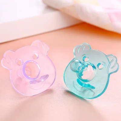 

Wholesale Baby cartoon pacifier Bear Monkey Piggy Shape Baby Silicone Pacifier Breastfeeding round baby pacifiers Toys, 6 colors