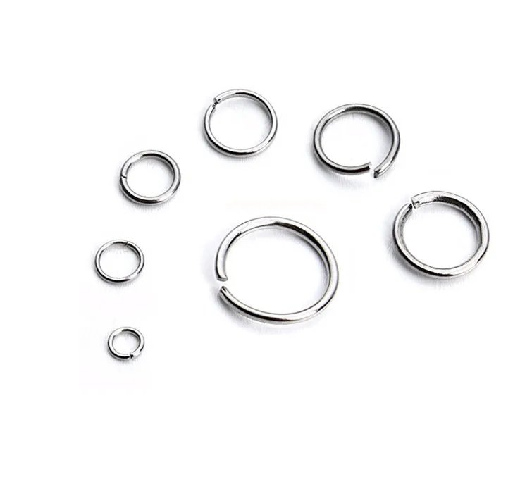 

Inspire jewelry factory wholesale 304 stainless steel jump ring necklace bracelet connect part jewelry jump rings