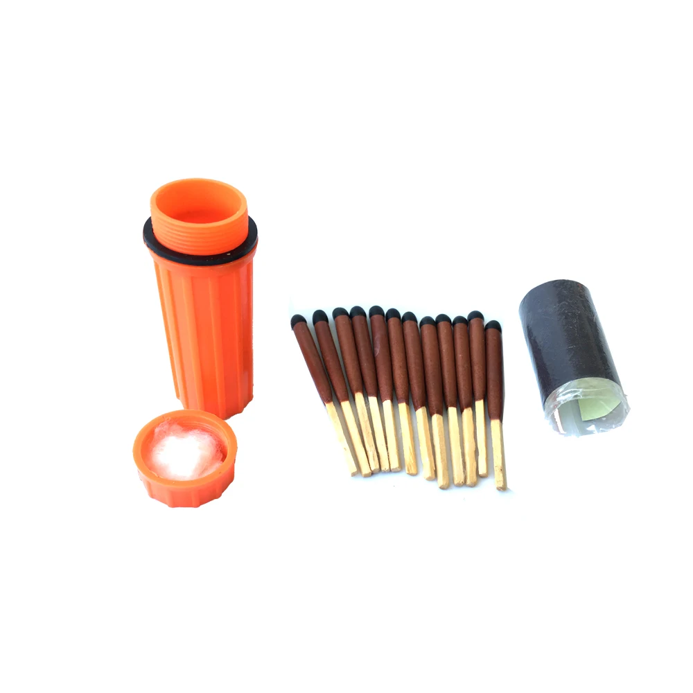 Colored Personalized Camping Promotional Matches Survival Waterproof