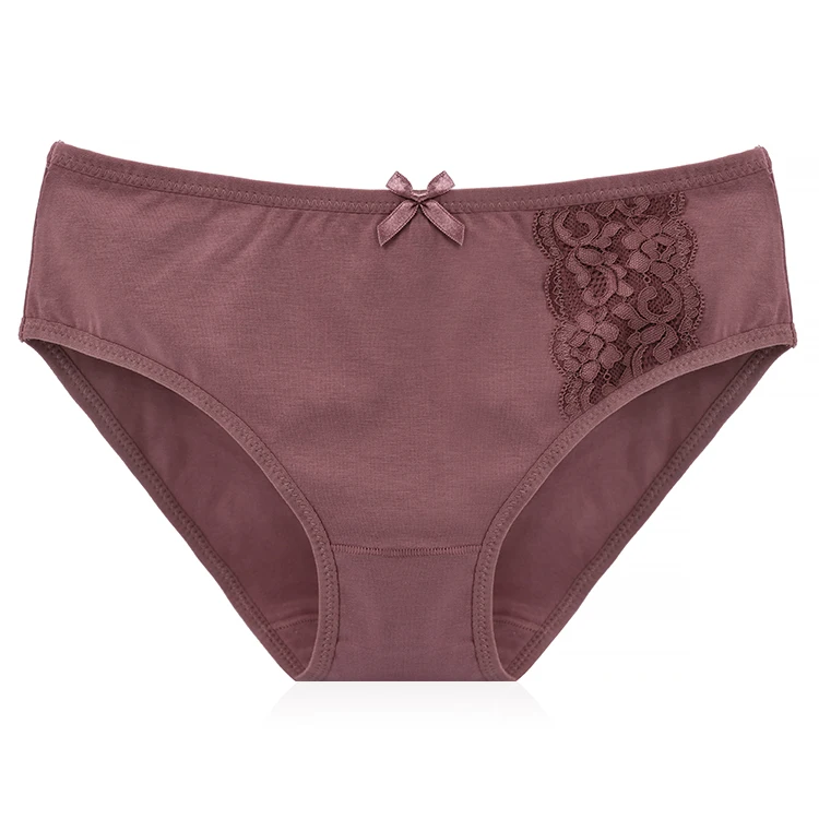 

Latest Panty Designs Women Lace Soft Pure Cotton Lingerie Knickers Underwear Mid Waist Briefs
