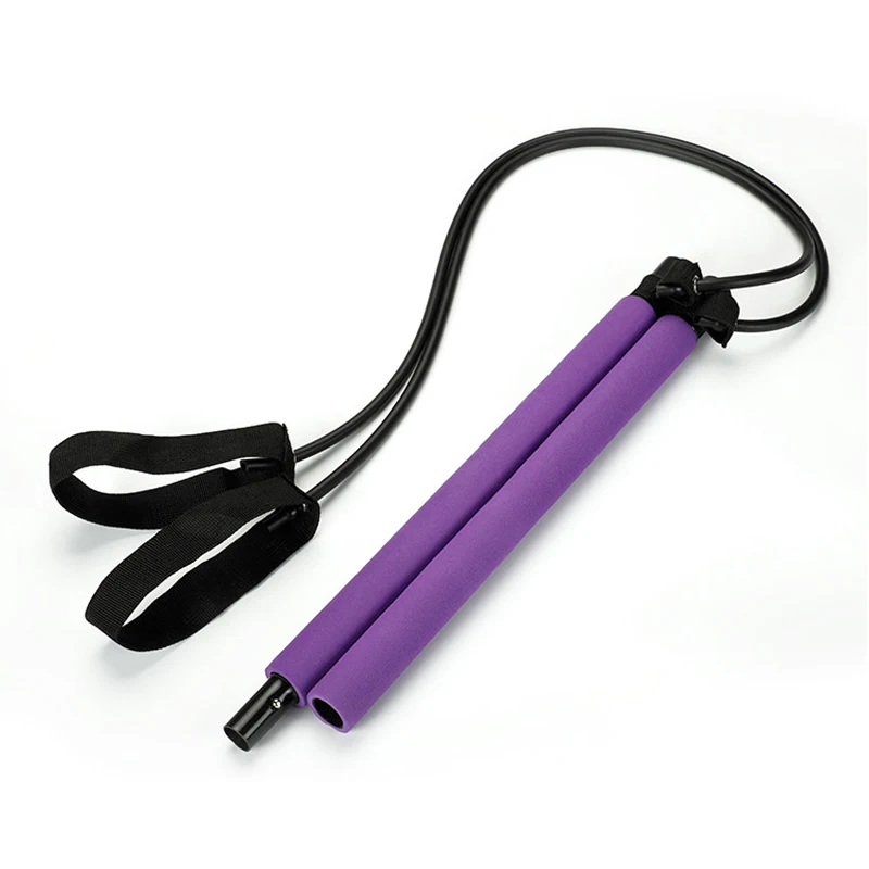 

SD-PL02 Exclusive price home fitness accessories durable portable yoga pilates stick, Purple, pink