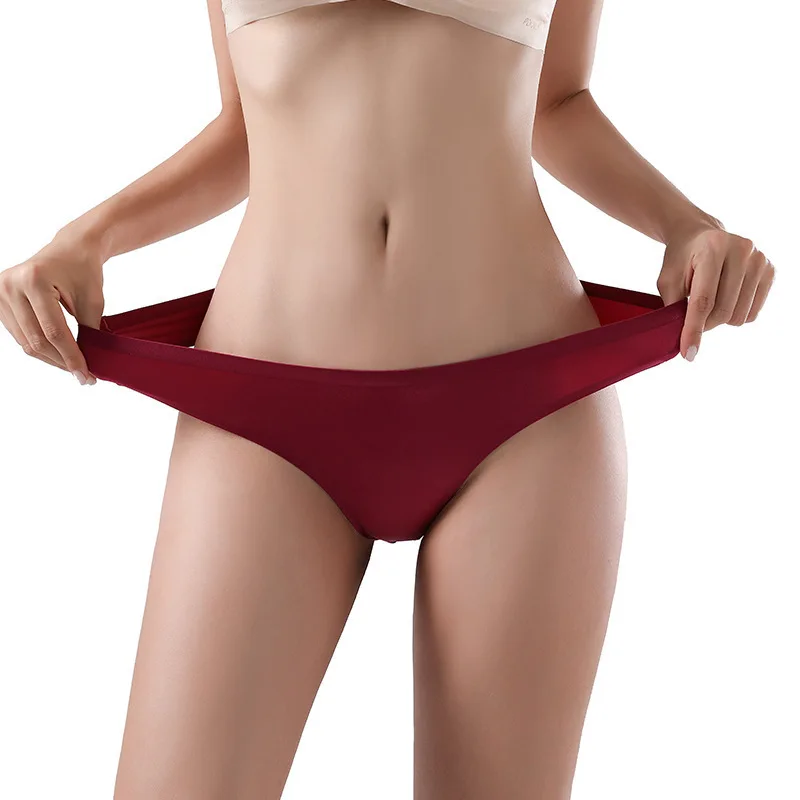 

New product ideas 2021 Fashion Printed Seamless Underwear Sexy Women Panties Thong women's panties, Customized color