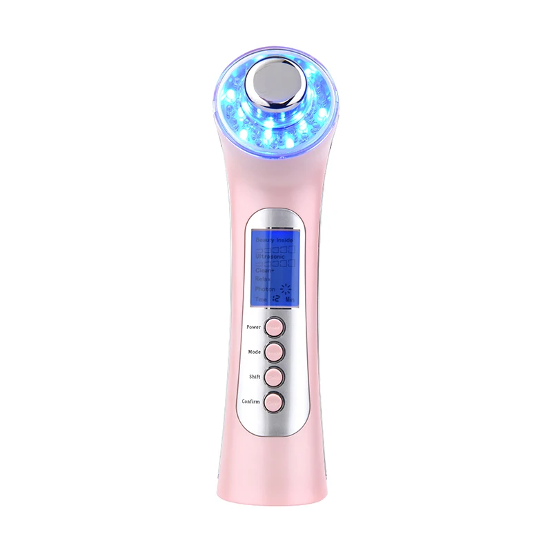 

Anti Aging Wrinkle Skin Care Therapy Ultrasound Ultrasonic Photon LED Facial Massager Beauty Device