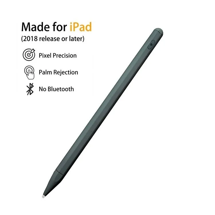 

Factory Wholesale Aluminum Alloy P3 pro Active Stylus Pen with stylus S pen with Palm Rejection for Apple Pen, White / black