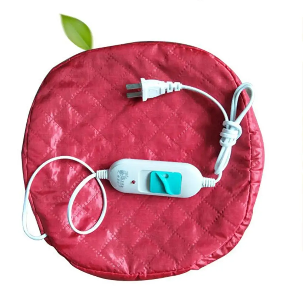 

220V Electric Hair Thermal Treatment Beauty Steamer SPA Nourishing Hair Care Cap, Red