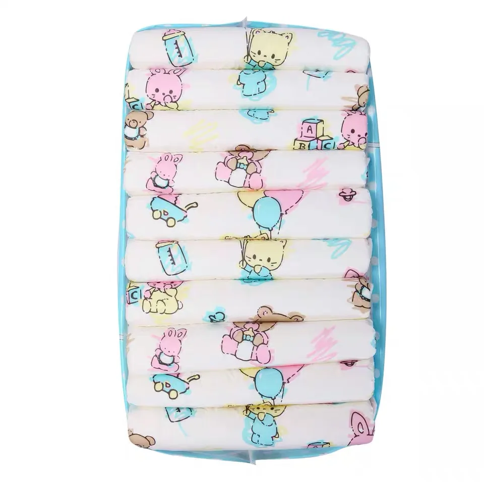 

Printed Cute Look Bear Extremely Thick Absorbent Non Woven Fabric Custom Abdl Diapers