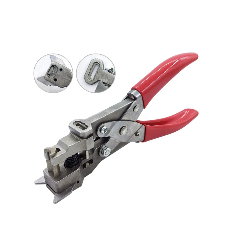 Mini Punch 2:1  PVC Corner Cutter Handheld 2 in 1 Plastic PVC Paper Slot Hole Round Corner Rounder Punch