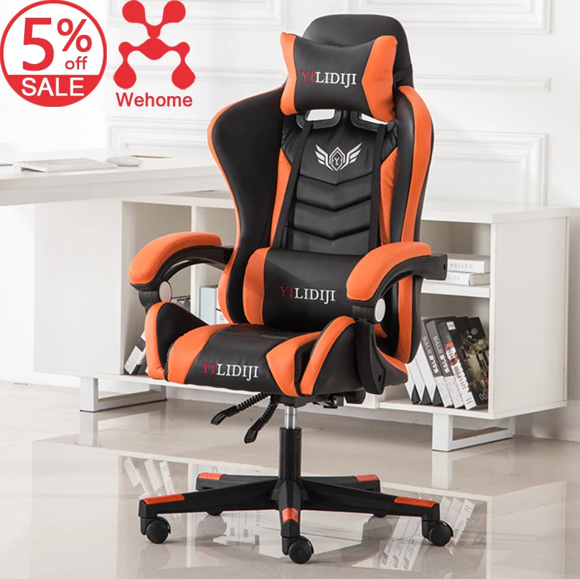 Comfortable Gas Hydraulic Gaming Chair Modern Racing Computer