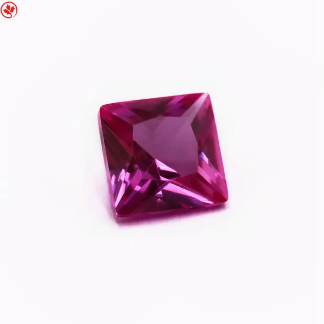 

Redleaf Jewelry 3# corundum loose gemstone diversity big size square cut Ruby