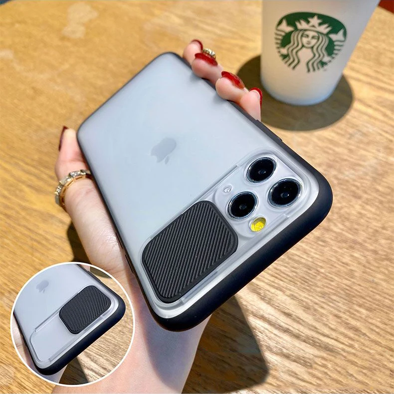 2020 Trending New Camera Cover Slide Lens Protection Case For iphone 11 Pro Max For Samsung S20 Cellphone Case