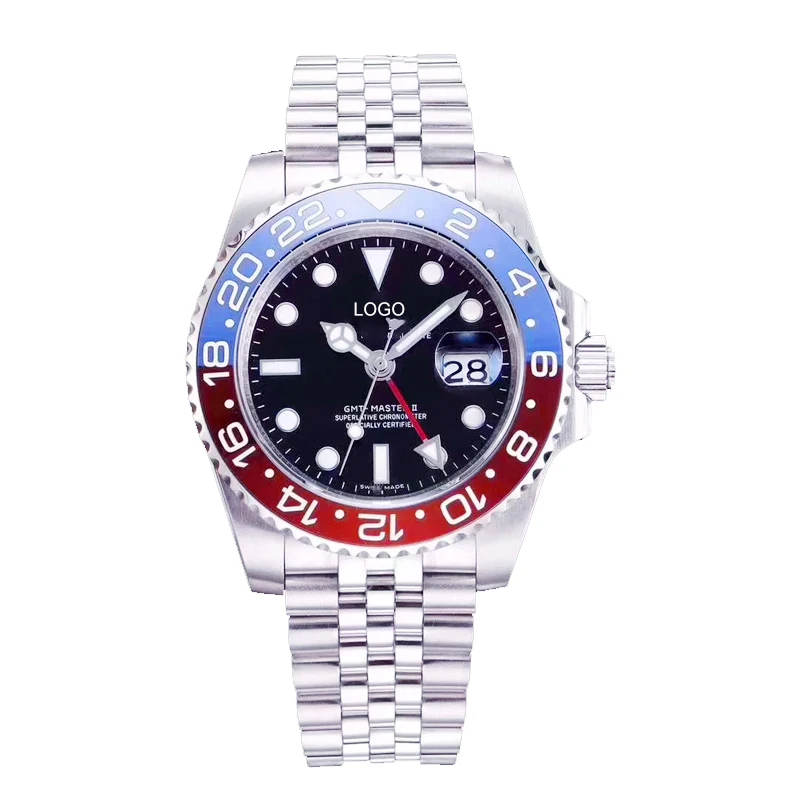 

replica luxury watch Blue Hands Mens Automatic Mechanical Watch Top Brand Luxury Men Fashion Automatic Rolexables watches, Customized colors