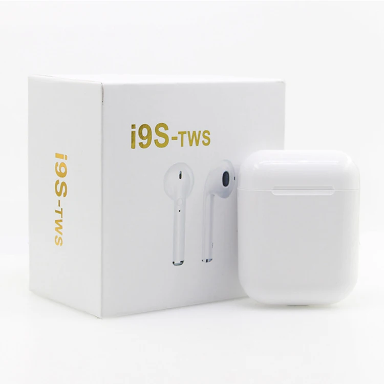 

Amazon Best quality Mini Wireless Headphone Touch Headset Earbuds TWS 5.0 Wireless Earbuds inpdos i9S, White black