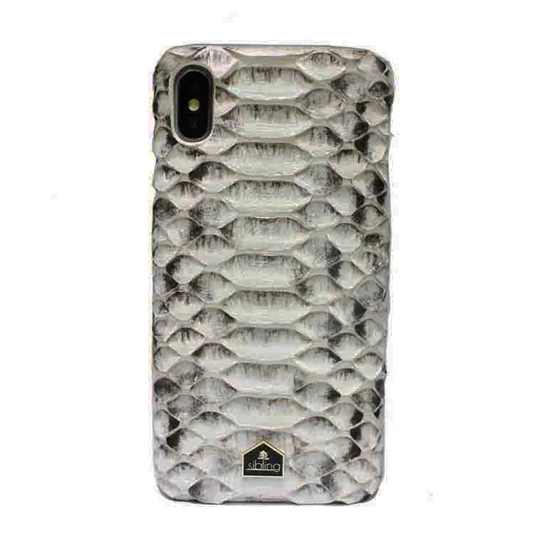 

Fashion Shockproof New Product Pu Snake Leather Phone Case For Iphone Xr, Red black white