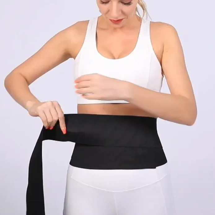 

Tiktok waist trainer Length 3m and 4m Black Color Breathable Plus Size Snatch me up Women waist band with hook and loop closure, Black,pink,purple,green,orange,blue