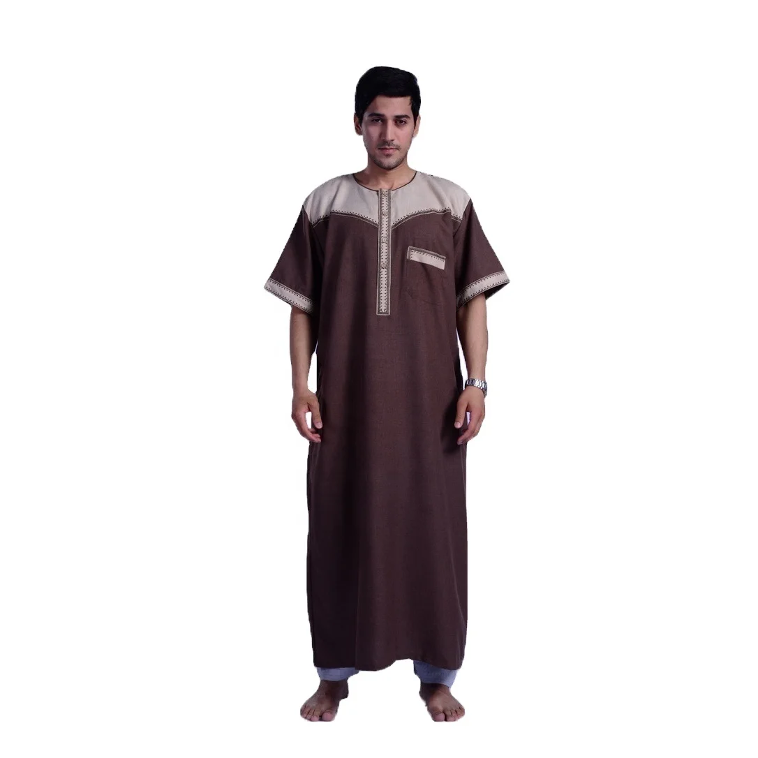 2020 New Model Dubai Moroccan Kaftan Dress Arabic Caftan Abaya Muslim Embroidered Jalabiya, 6 colors