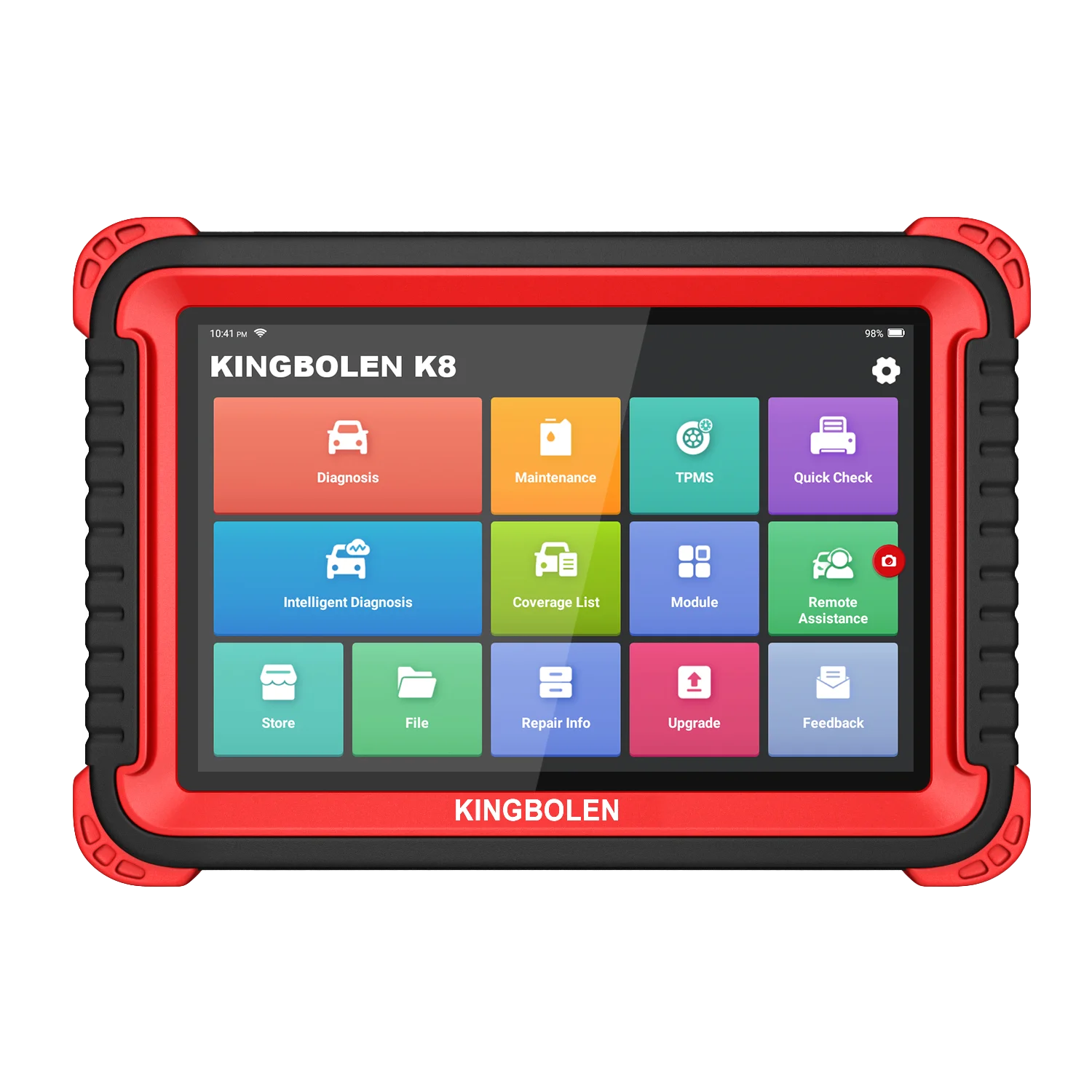 

KINGBOLEN K8 Car Diagnostic Tools All System OBD2 Scanner Bi-Directional 28 Reset ECU Coding Active For FCA Test 2 Years Free