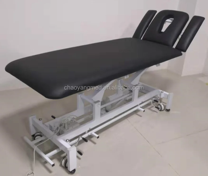 Luxurious Adjustable 4 Section Electric Therapy Bed Plinth