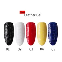 

QS New Long Lasting Nail Paint 3d Blooming Leather Effect Private Label Nail Gel Polish