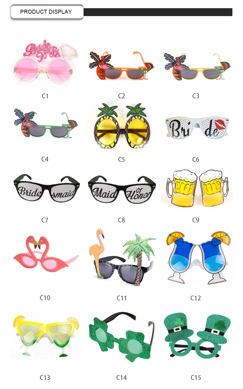 Novelty Beach Party Wedding Decorations Beer Festival Creative Funny Hawaiian Cartoon Pineapple Style Women Eyeglasses Frames