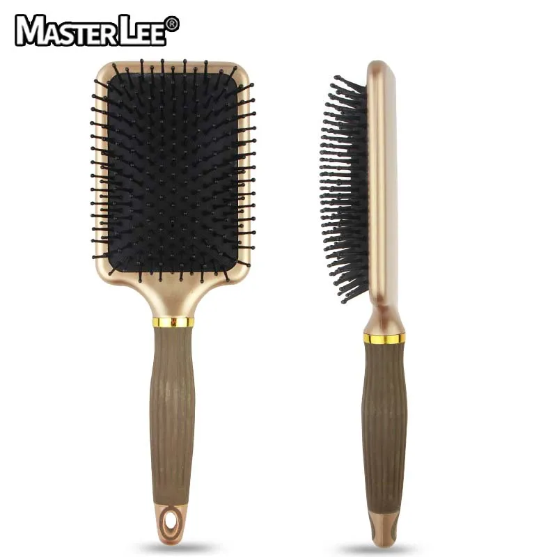 

Masterlee Brand Wholesale Massage Plastic Hair curler Comb detangler Hair Brush