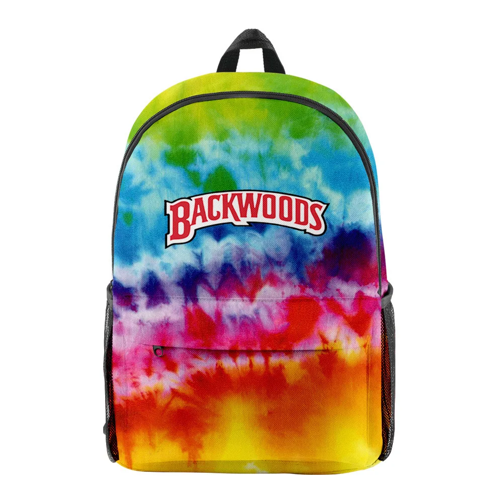 

Fashion Waterproof Foldable Backpack Shoulder Strap Unisex Rainbow Tie Dye backpack Starry sky backwoods backpack