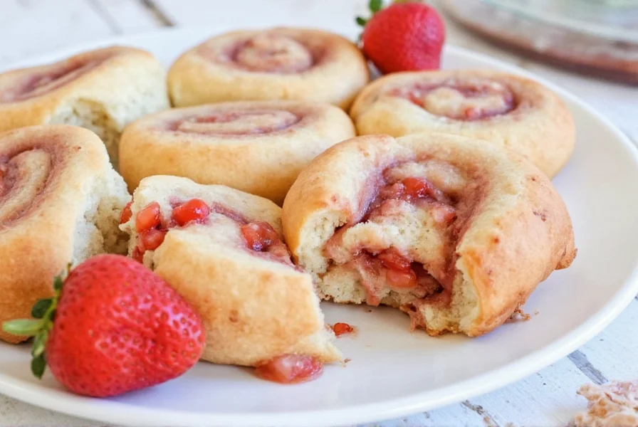 strawberry cinnamon rolls
