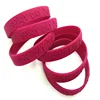 promotional items embossed silicone rubber band , Custom debossed team development silicone bracelet
