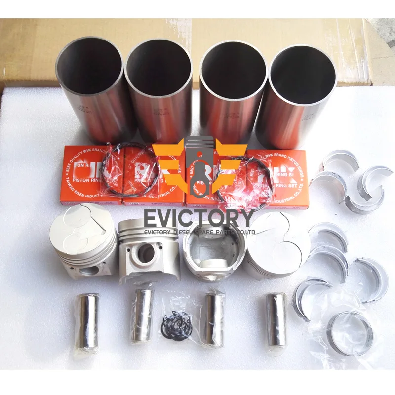 

For kubota excavator overhaul V1512 rebuild kit piston ring liner cylinder head gasket bearing
