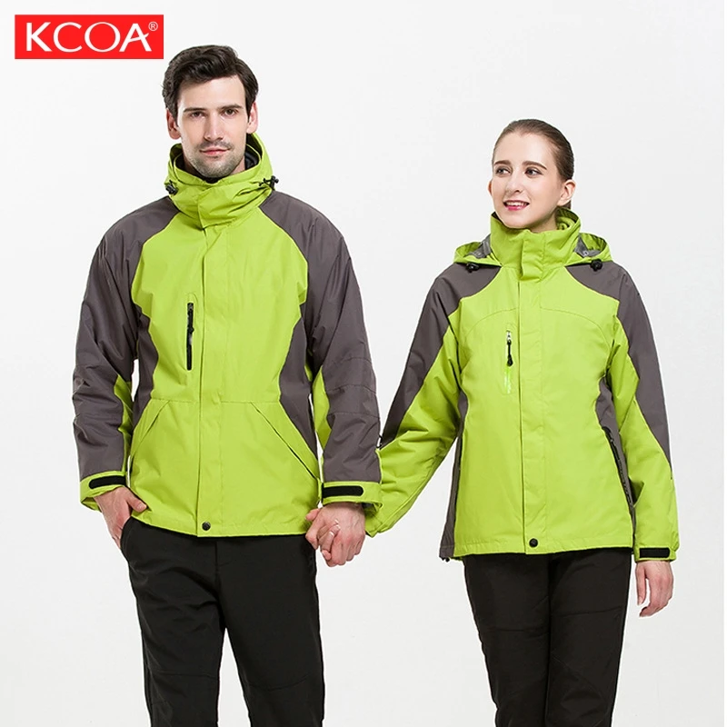 

3 In 1 Outdoor Windbreaker Custom Fleece Waterproof Women Plus Size Ski Hiking Camping Softshell Men's Winter Jackets & Coats, 18 colors
