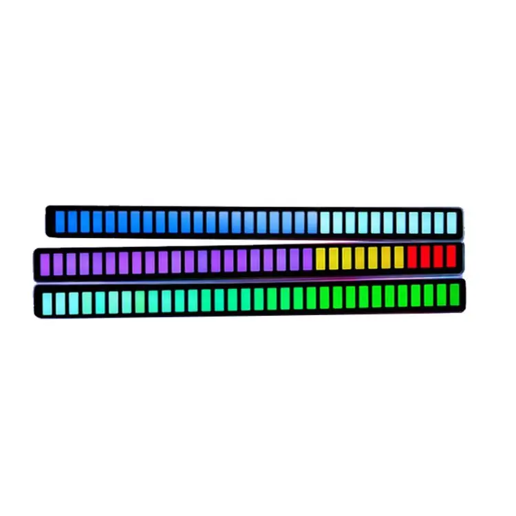 

Latest Romantic Car Interior Led Environment Lamp Rgb Colorful Atmosphere Light Usb Star Projection Lamp Bar For Decoration